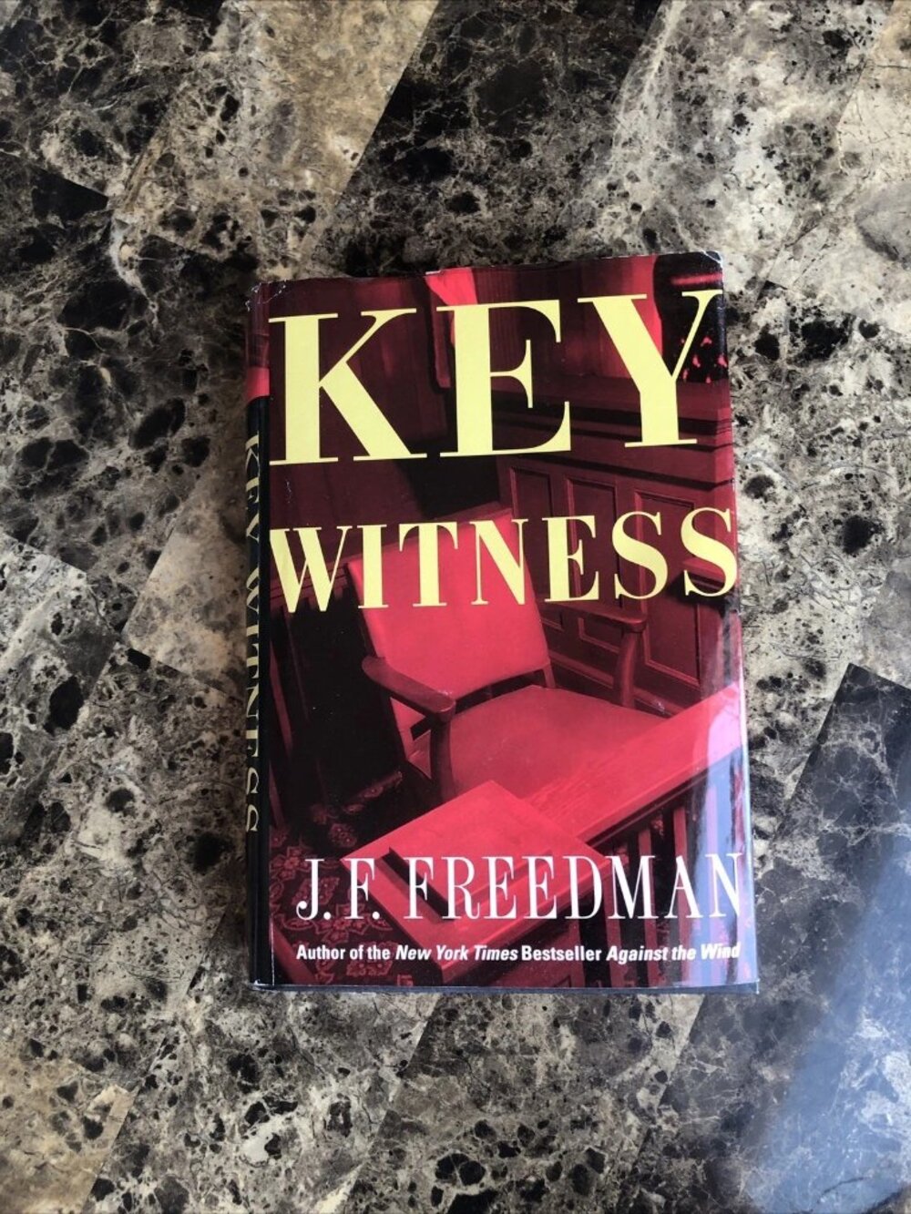 Key Witness by J. F. Freedman 1997, Hardcover Dust Jacket
